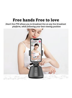 NIBEMINENT 360° Portable Selfie Object Face Tracking Smart Shooting Gimbal Smartphone Holder Black  - Image 2