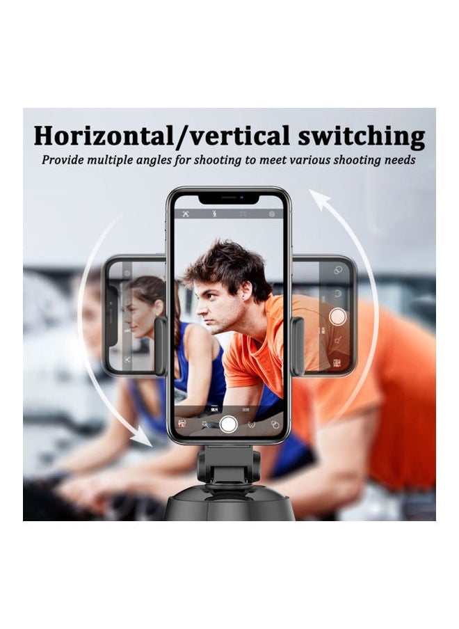 NIBEMINENT 360° Portable Selfie Object Face Tracking Smart Shooting Gimbal Smartphone Holder Black  - Image 5