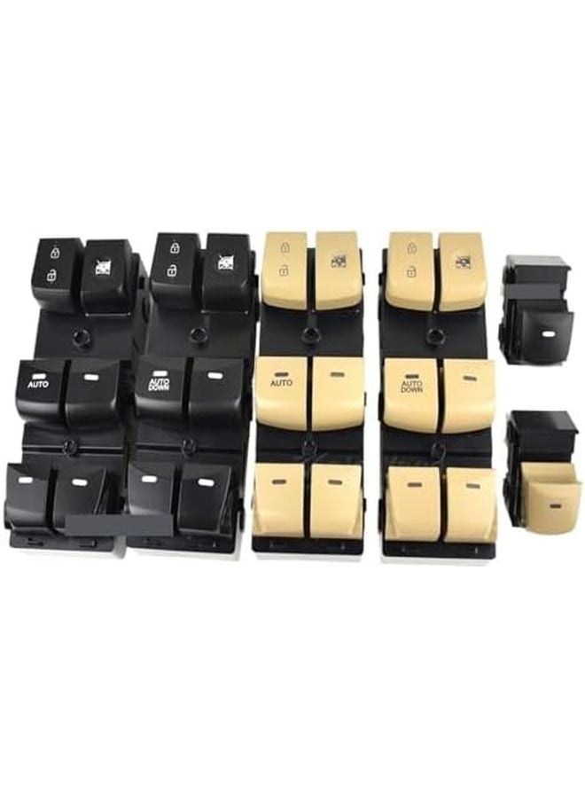 Auto Yellow Power Window Control Switch For Hyundai Elantra MD Front And Rear Left Right Doors - Image 3