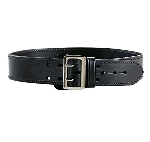 Aker Leather B01 Sam Browne Leather-Lined Duty Belt, 2-1/4" Width, Black - Image 4