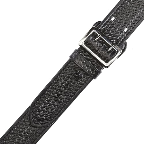 Aker Leather B01 Sam Browne Leather-Lined Duty Belt, 2-1/4" Width, Black - Image 3