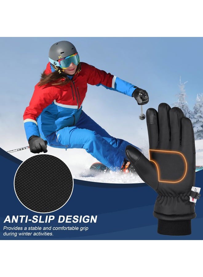 Sukeen 10°F Winter Gloves Men Women 3M Thinsulate Thermal Gloves Touchscreen Water-Resistant Snow Ski Glove for Cold Weather - Image 3