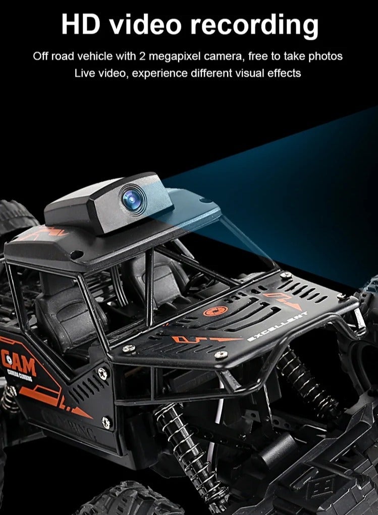 AROAQ Rc Car With HD 720P WIFI FPV Camera Off-Road Remote Control Stunt Car 1:18 2.4G SUV Radio Control Climbing Toys For Kids - Image 3