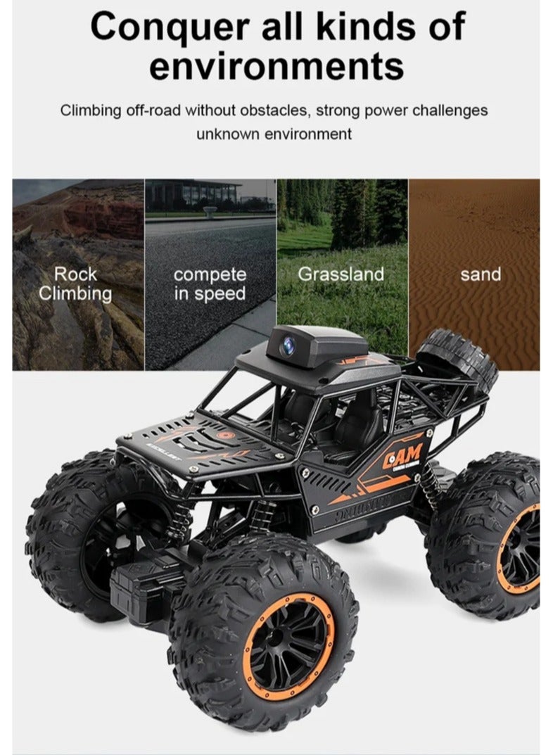AROAQ Rc Car With HD 720P WIFI FPV Camera Off-Road Remote Control Stunt Car 1:18 2.4G SUV Radio Control Climbing Toys For Kids - Image 5