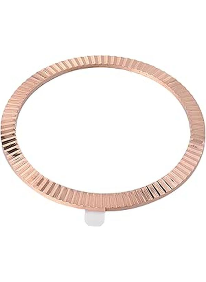 Rose Gold Metal Watch Bezel Ring 42mm Scratch Proof Fashion Design - Image 1