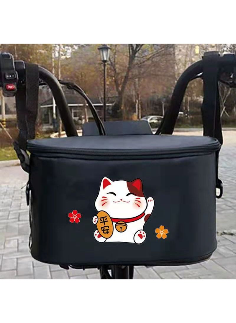 Generic Waterproof Electric Scooter Storage Bag Lucky cat [hanging bag] buckle adjustment 