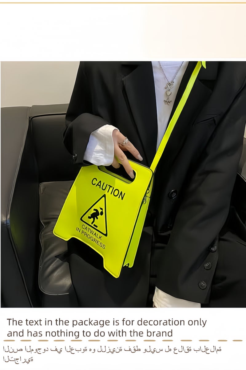 Women's Bag: Crossbody Bags& Handbags  Bags for Ladies Shoulder Bags Yellow with Original Design (Caution: Catwalk In Progress) | Ideal for Commuting and Travel - Image 1