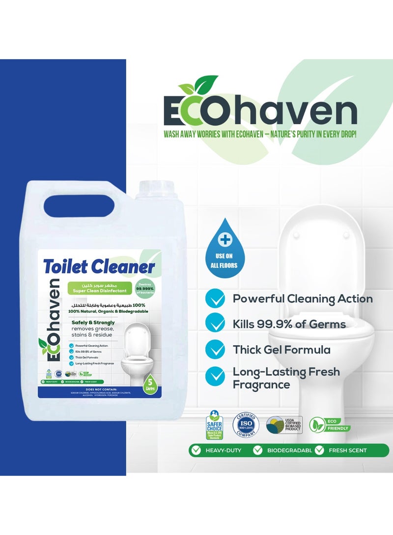 Ecohaven Organic Toilet Cleaner Made fromCoconut and Olive oil, 100% Natural ingredients - Image 5