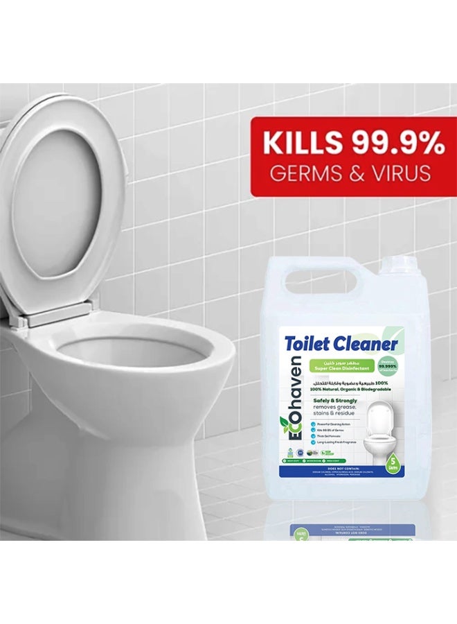 Ecohaven Organic Toilet Cleaner Made fromCoconut and Olive oil, 100% Natural ingredients - Image 2