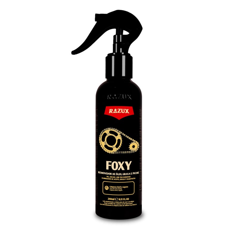 Vonixx Razux Foxy- Chain Cleaner Degreaser | Bike Spray Cleaning | Removes Oil & Dirt | Clean The Engine, Transmission, Paint & Other Parts | Compatible with All Bike & Motorcycle Chain - 240 Ml - Image 5