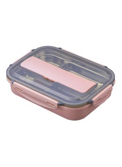 DubaiGallery Handheld Portable Children Student Bento Box with Phone Holder Leakproof Sealed Grid Lunch Box  - Image 1