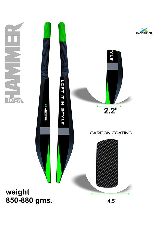 Jaspo Plastic Cricket Full Size Bat (34” X 4.5” Inch) For All Age Groups (Hammer Bat) - Image 4