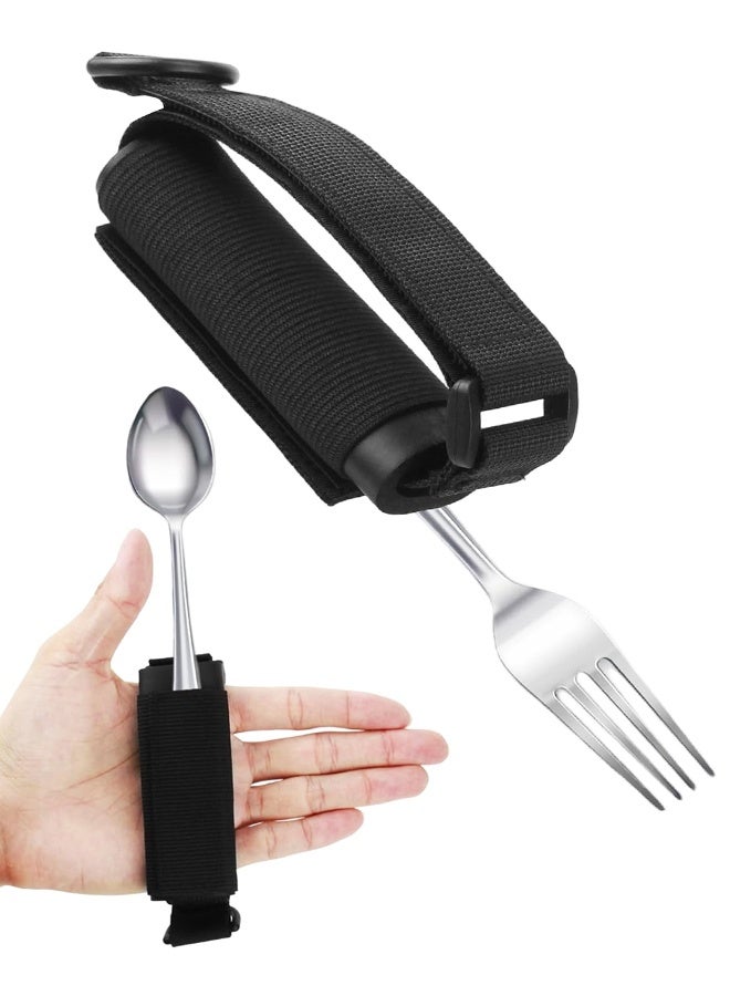 Adjustable Adaptive Utensil Hand Strap for Elderly Disabled - Image 1