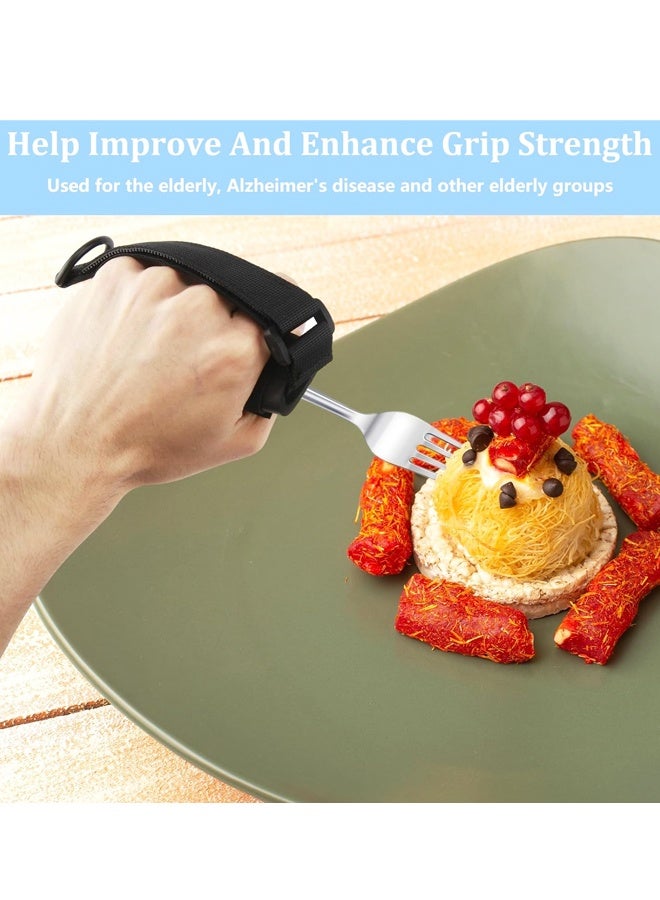Adjustable Adaptive Utensil Hand Strap for Elderly Disabled - Image 3