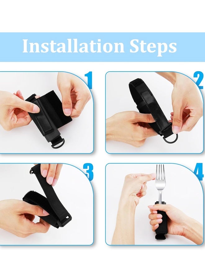 Adjustable Adaptive Utensil Hand Strap for Elderly Disabled - Image 5