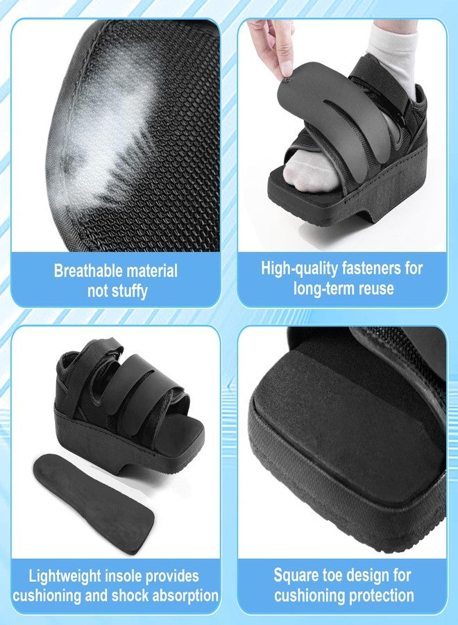 Estinko forefoot Offloading Post Op Shoe-Wedge Post Op Shoe Ortho Wedge Healing Shoe Non Weight Bearing Offloading Shoe for Broken Toe, Bunion, Hammer toe, Diabetic Foot Ulcer for Men and Women, L - Image 5