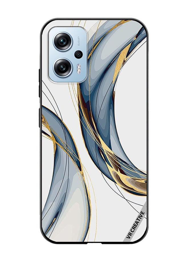 VR CREATIVE Protective Case Cover For Xiaomi Poco X4 GT Digital Art Layers Design Multicolour - Image 1