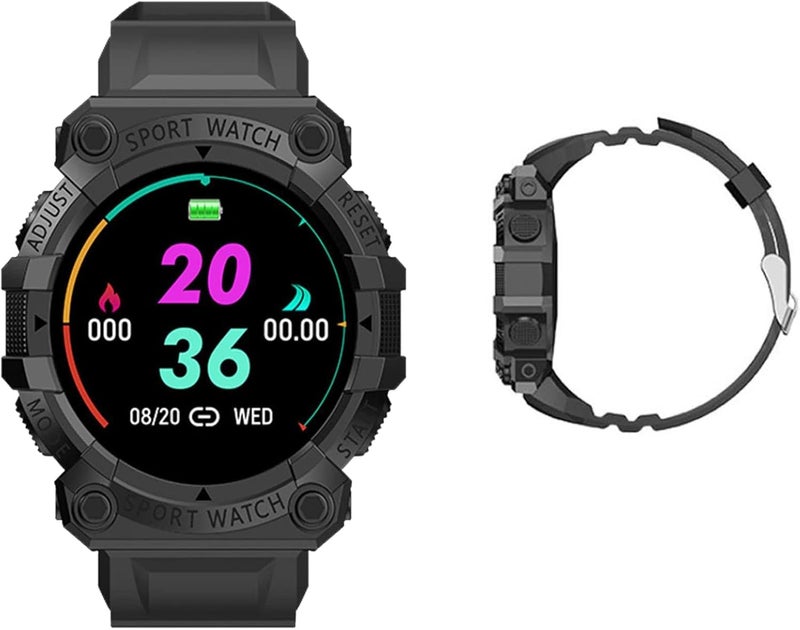 كلاراكو ساعة ذكية Y56 مزودة بتقنية البلوتوث، 19 وظيفة، رياضية مقاومة للماء، معدل ضربات القلب، ضغط الدم، الأكسجين، المكالمات والرسائل، ساعة لياقة بدنية للرجال والنساء، متوافقة مع أنظمة Android/iOS - Image 1