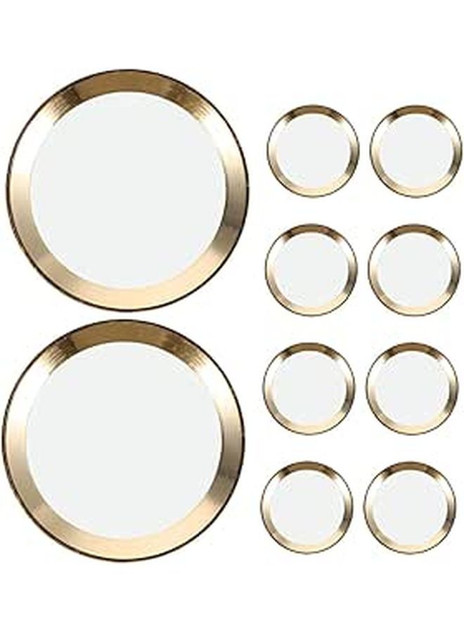 10pcs Smartphone Home Button Fingerprint Stickers Protective Decals Easy DIY Installation Durable Scratch Resistant - Image 1