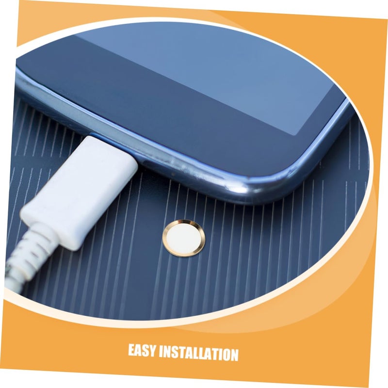 10pcs Smartphone Home Button Fingerprint Stickers Protective Decals Easy DIY Installation Durable Scratch Resistant - Image 4