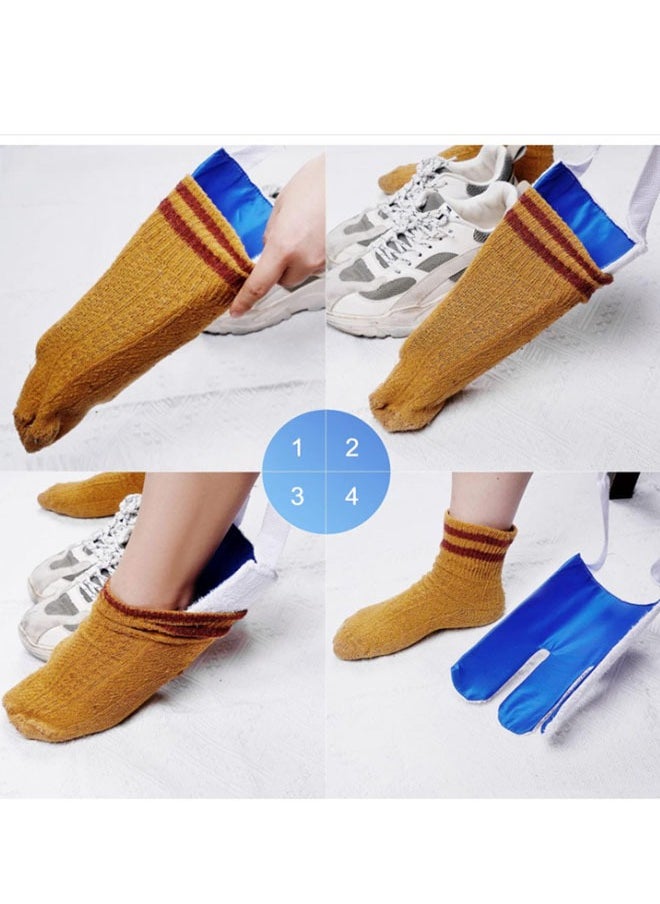 ZVEV - Sock Puller for Socks and Stockings, Sock Dressing Aid for Elderly, Disabled,Pregnant Women,Diabetics,Immobile People - Arthritis, Surgery and Other Difficulties in Bending to Help with Traction - Image 1