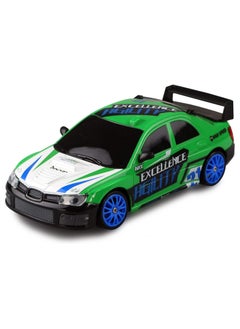 PlayandDream High-Speed 4WD Subaru Impreza RC Drift Car with LED Lights & Drifting Tires – 1:24 (Green)  - Image 5