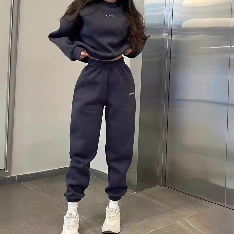 Women's Casual Tracksuit Set 2-Piece - Image 1