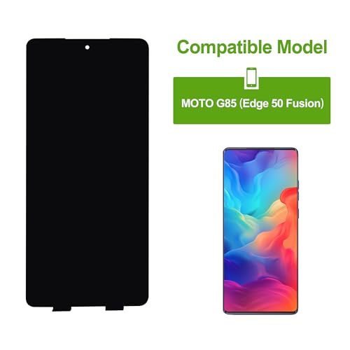 SwarKing Replacement Compatible with Moto G85/Edge 50 Fusion (Black Without Frame) LCD Display Touch Screen Digitizer Assembly with Repair Tools - Image 2