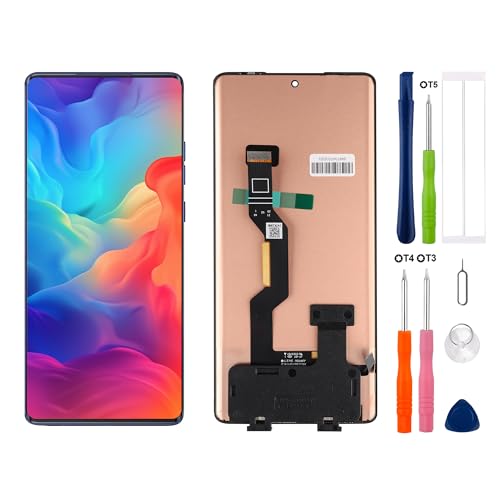 SwarKing Replacement Compatible with Moto G85/Edge 50 Fusion (Black Without Frame) LCD Display Touch Screen Digitizer Assembly with Repair Tools - Image 1