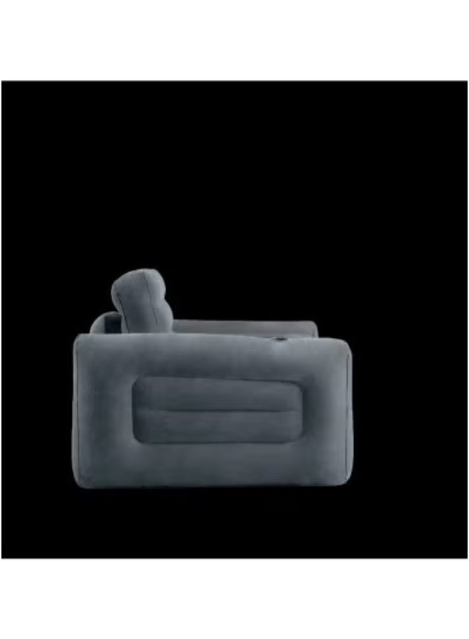 JAJEEK 🛋️ Foldable Inflatable Lazy Sofa Bed for One Person | Portable Blow-Up Lounge Chair for Indoor & Outdoor Use | Waterproof, Lightweight & Space-Saving Recliner for Balcony, Garden, Beach, Camping & Home | Comfortable Air Sofa for Relaxation Anywhere  - Image 2