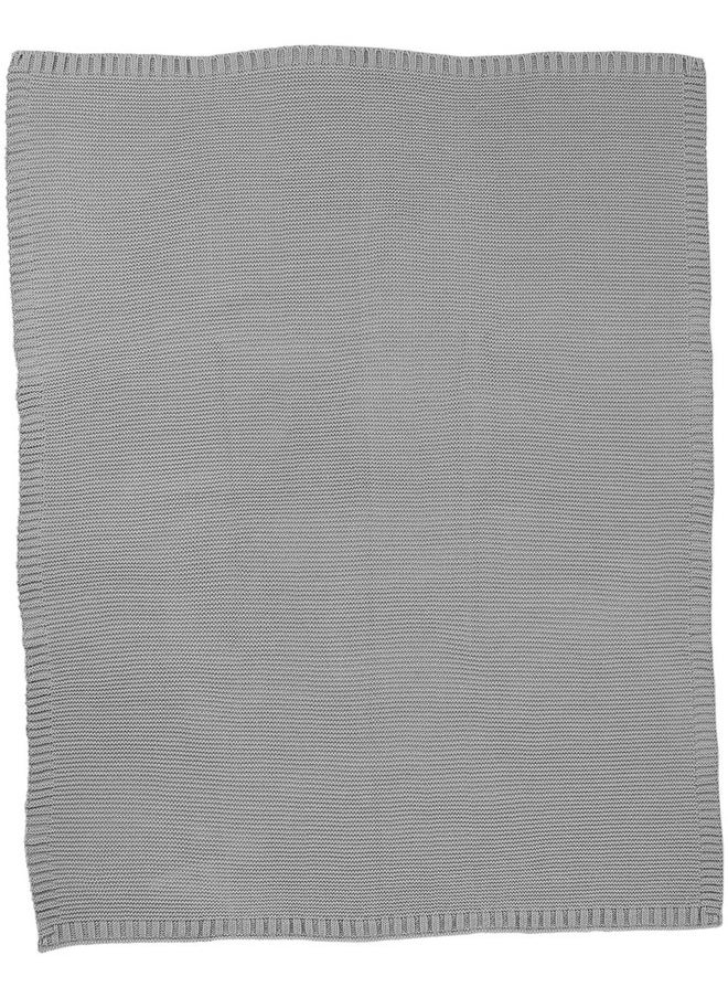 Simple Joys by Carter's Simple Joys by Carter's Neutral's Sweater Knit Blanet, Grey, OSZ  - Image 2