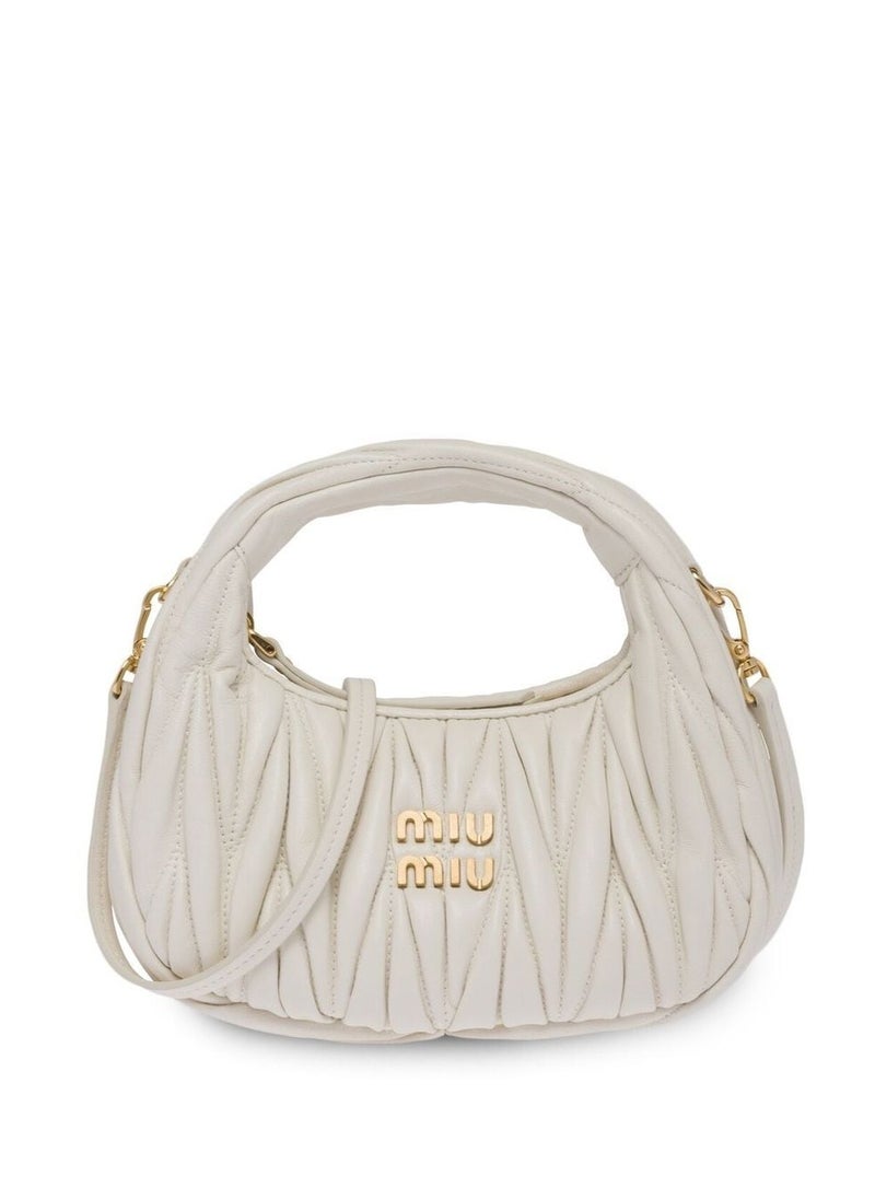 Miu Miu MiuMiu Wander Mini Shoulder Bag in Matelassé Nappa Leather  - Image 1