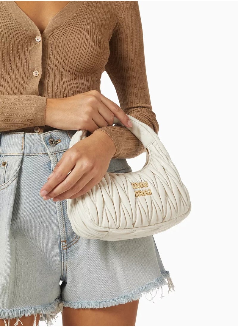 Miu Miu MiuMiu Wander Mini Shoulder Bag in Matelassé Nappa Leather  - Image 5