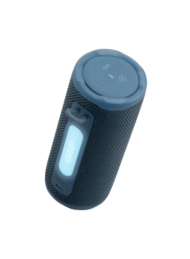 JBL Grip Compact Bluetooth Speaker, JBL Pro Sound with AI Sound Boost, IP68 Waterproof and Dustproof, Ambient Light, Up to 14 Hours Playback, Auracast Multi-Speaker, JBL Portable App, Blue blue - Image 4