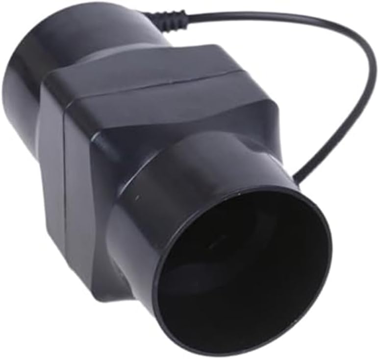 Black Inline Duct Fan 12V 6W 50mm Exhaust Blower For Air Circulation Solar Panel - Image 4