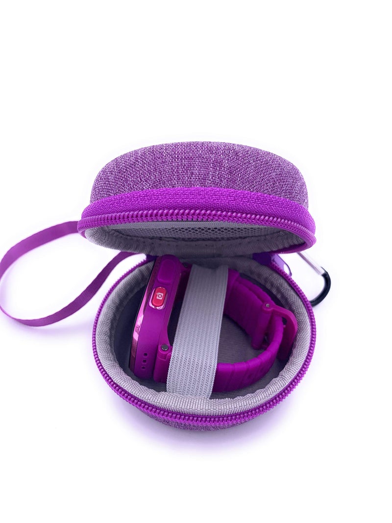 xcivi New Carrying Case for VTech KidiZoom Smartwatch DX4, DX3, DX2, gizmo watch/watch 2 and Little Tikes Tobi/Tobi 2 Robot Smart Watch for Kids, for Vtech Kidizoom Smartwatch Accessory (Purple) - Image 2