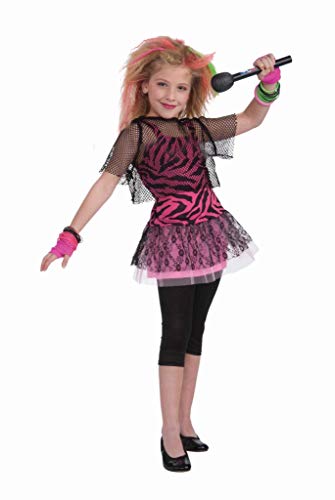 Rubies Girls Forum 80s Rock Star Costume Medium - Image 1