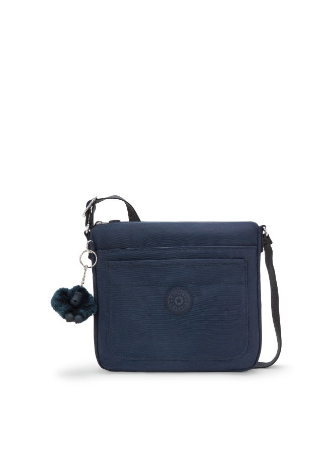 كيبلينغ حقيبة كروس بادي متوسطة سيباستيان بحزام كتف قابل للتعديل – بلو بلو 2 (أزرق) - Image 1