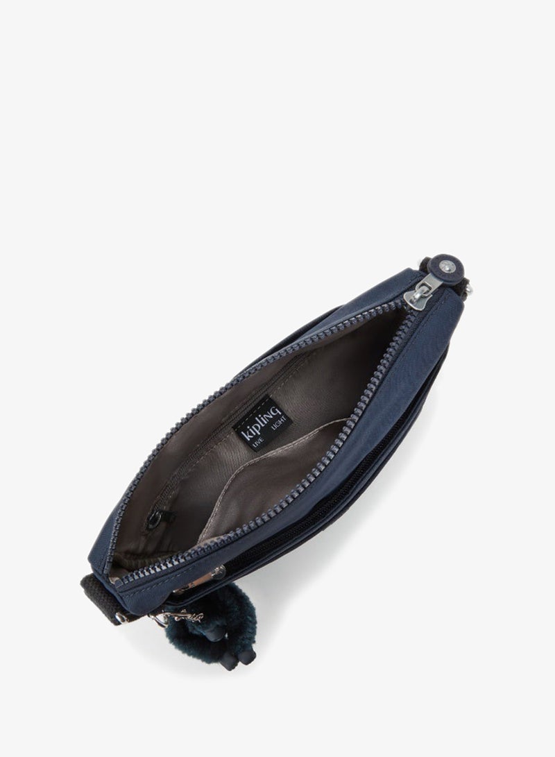 kipling Sebastian Medium crossbody bag with adjustable shoulder strap Blue Bleu 2 - Image 5