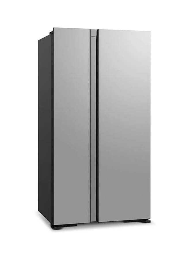 هيتاشي ثلاجة ببابين جنباً إلى جنب RS700PUK0GS زجاج فضي - Image 3