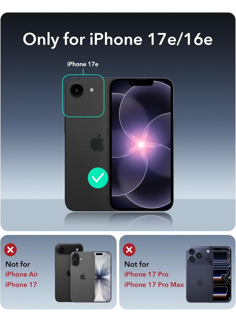 CHEROSIN Transparent Magnetic Phone Case for iPhone 17e/ iPhone 16e Thin Flexible Silicone + PC Acrylic Back Never Yellowing Camera Protection Shockproof Cell Phone Cover - Image 2