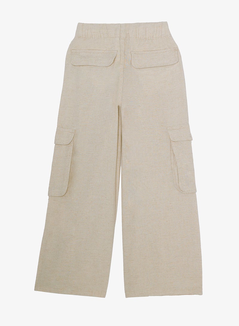 Ripples Girls Cargo Wide-Leg Pant - Image 2