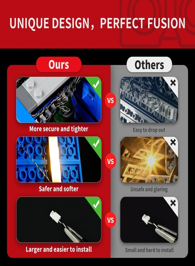 BRIKSMAX طقم إضاءة BRIKSMAX 2.0 لباص المعركة من ليغو - إضاءة LED مبتكرة متوافقة مع ليغو فورتنايت 77073 - مجموعة الطراز غير مدرجة - Image 4