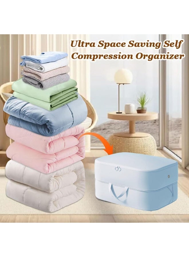 Bukela Portable Storage Bag, Large Capacity Portable Compression Storage Bag, Oversized, Suitable for Clothes, Quilts, Pillows, Sofa Cushions, Duvets, Ideal for Bedrooms and Living Rooms, Space-Saving Organizer Helper, 4 Styles Available - Image 5