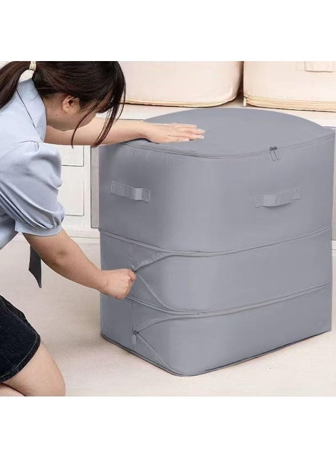 Bukela Portable Storage Bag, Large Capacity Portable Compression Storage Bag, Oversized, Suitable for Clothes, Quilts, Pillows, Sofa Cushions, Duvets, Ideal for Bedrooms and Living Rooms, Space-Saving Organizer Helper, 4 Styles Available - Image 4