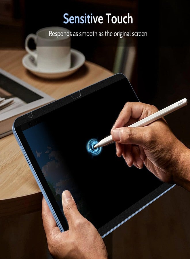 Peslv 4 Way Magnetic Privacy Screen Protector for iPad 10th Gen 2022 10.9" & iPad 11th Gen A16 2025 11", Removable 360 Spy Private Filter, Anti Blue Light Glare Bubble-Free Black Security Protector - Image 5