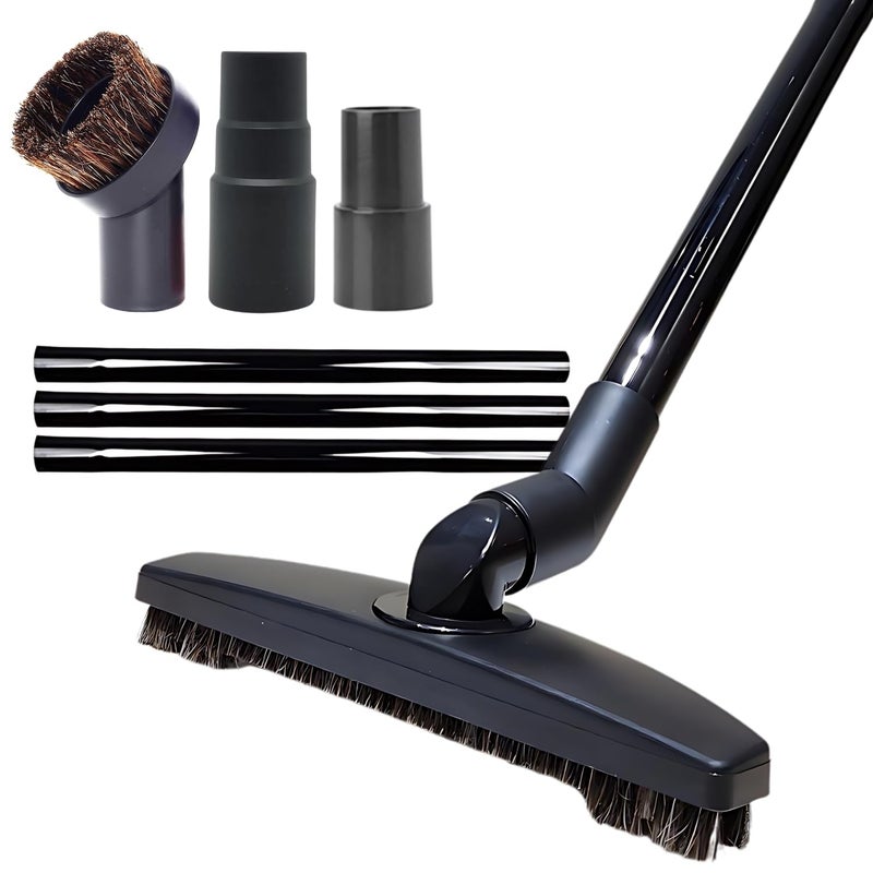 GHAMADE for Shark Vacuums: Hardwood Floor Brush Head, Horsehair Dust Brush Attachment plus Vacuum Extension Wands (for Shark Rocket HV300 HV301 HV322 HV320 & UV725, UV900 & Rotator NV500 NV501) - Image 1