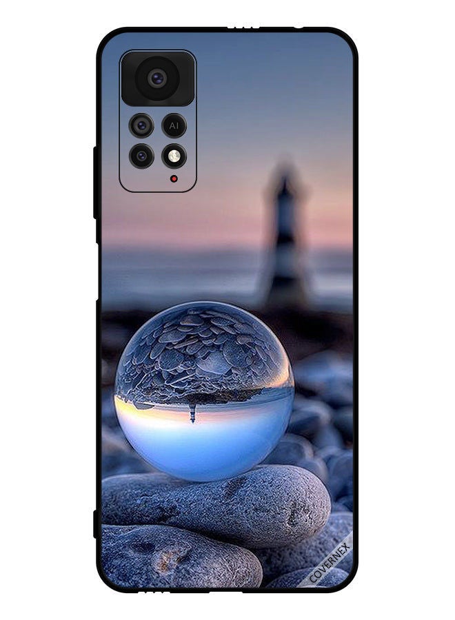 Covernex Protective Case Cover For Xiaomi Redmi Note 11 Pro 5G Photography Of Nature In Round Glass - Image 1