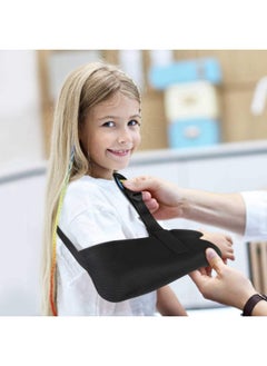Children's Arm Sling, Breathable Lightweight Arm Rest Shoulder Immobilizer for Broken Arm Wrist Elbow Shoulder Injuries, With Thumb Loop and Shoulder Pad