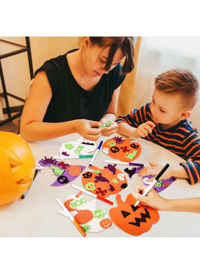 ماكس فن مجموعة ماكس فن 302 قطعة من أشغال الهالوين للأطفال - قرع إسفنجي، ملصقات، زينة على شكل أشباح وقبعات ساحرة لحفلات الأطفال وأنشطة مميزة - Image 5